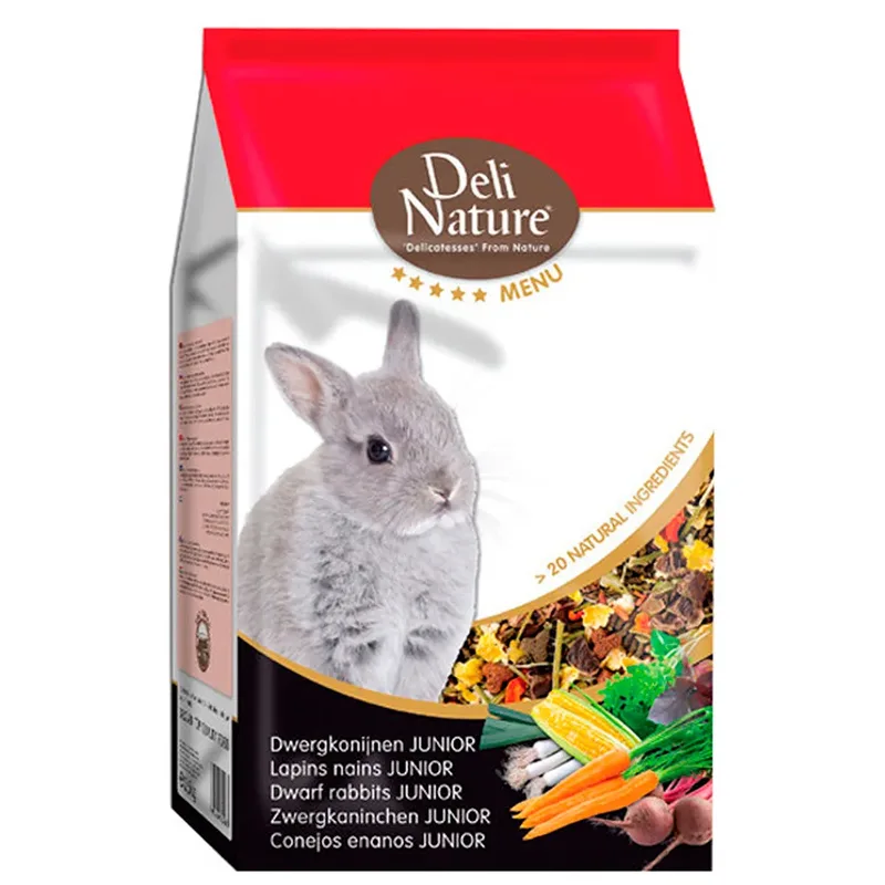 Menu 5* Para Enanos Junior-5kg Konijnenvoer de Deli Nature – photo produit