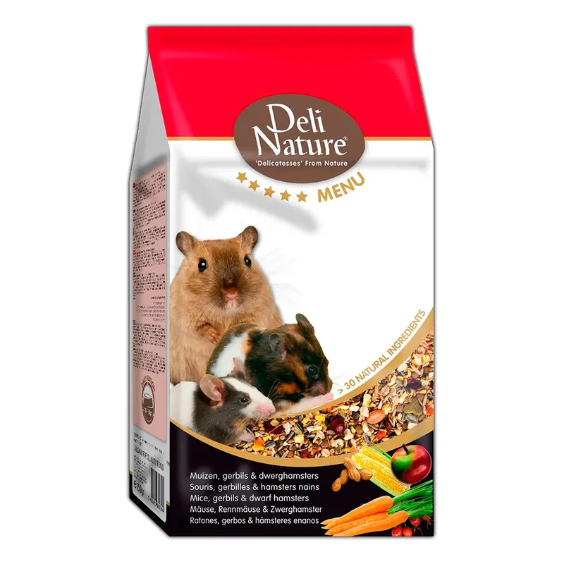 Menu 5* Para Ratones Jerbos Y Enano-750g Hamstervoer by Deli Nature – product photo