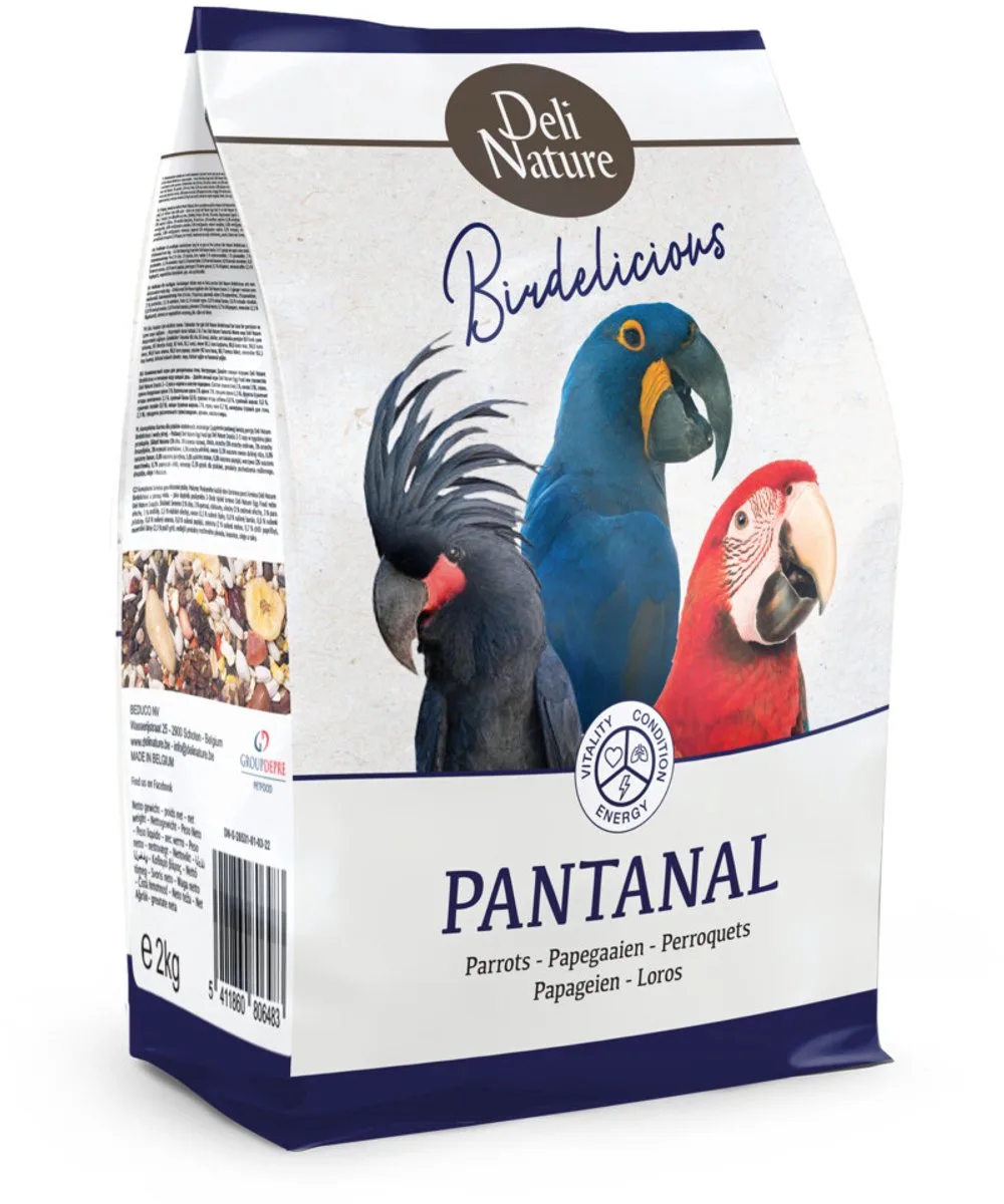 Papegaaien Pantanal Birdelicous - 4 x 2 kg - Voordeelverpakking von Deli Nature – Produktfoto