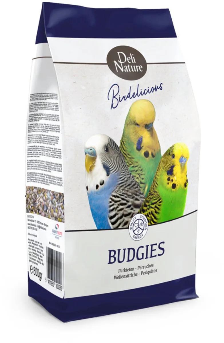 Parkieten Birdelicious - 5 x 800 gr - Voordeelverpakking von Deli Nature – Produktfoto