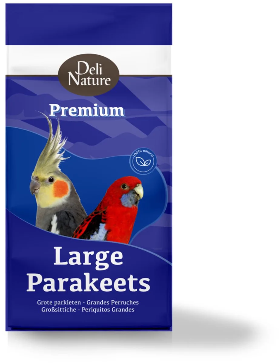 Premium Grote Parkiet - 10 x 1 kg - Voordeelverpakking von Deli Nature – Produktfoto