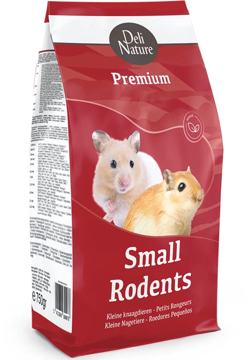 Premium Kleine Knaagdierenvoer - 12,5 kg von Deli Nature – Produktfoto