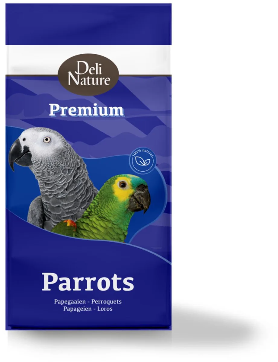 Premium Papegaai - 10 x 800 gr - Voordeelverpakking von Deli Nature – Produktfoto