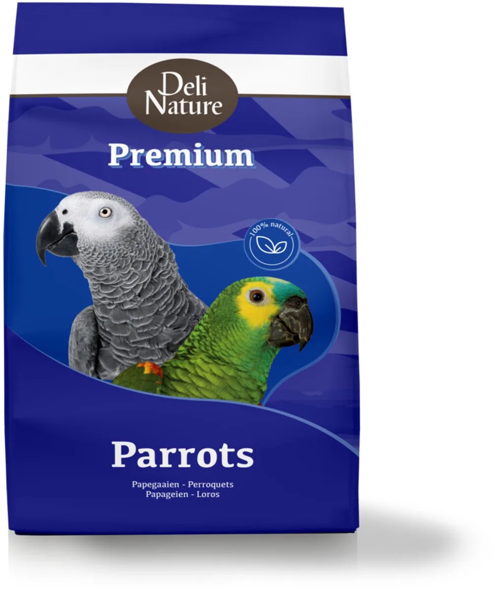 Premium Papegaai - 4 x 3 kg - Voordeelverpakking von Deli Nature – Produktfoto