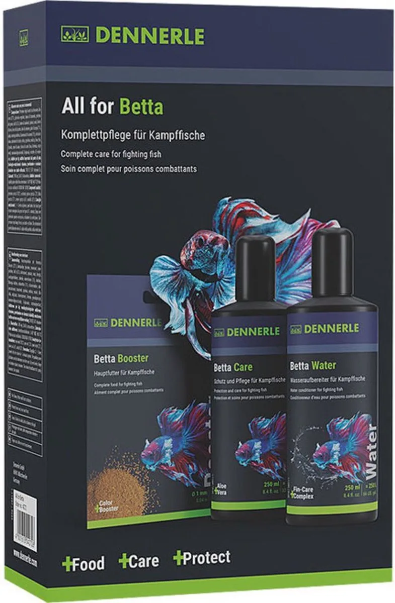 All For Betta Set van Dennerle in Blauw – productfoto