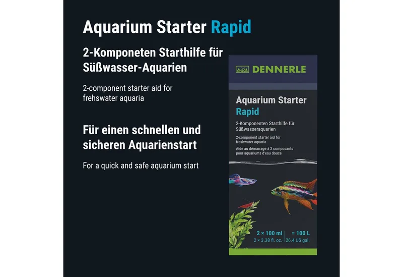 Aquarium Starter Rapid 200ml by Dennerle in White – product photo 3 of 5