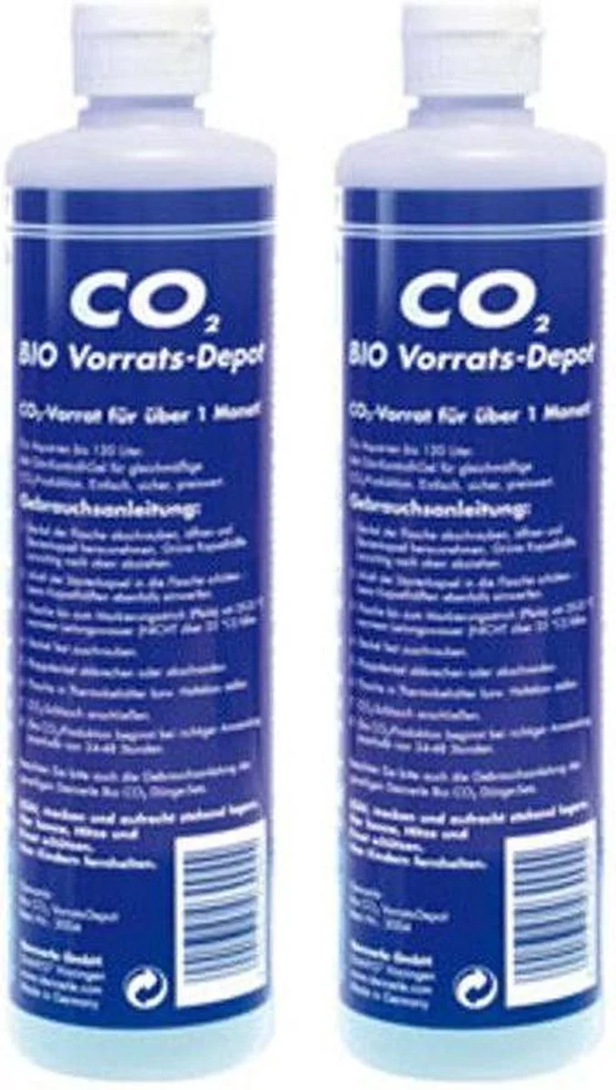 Bio-Line CO2 Voorraaddepot - 2 stuks de Dennerle en Bleu – photo produit