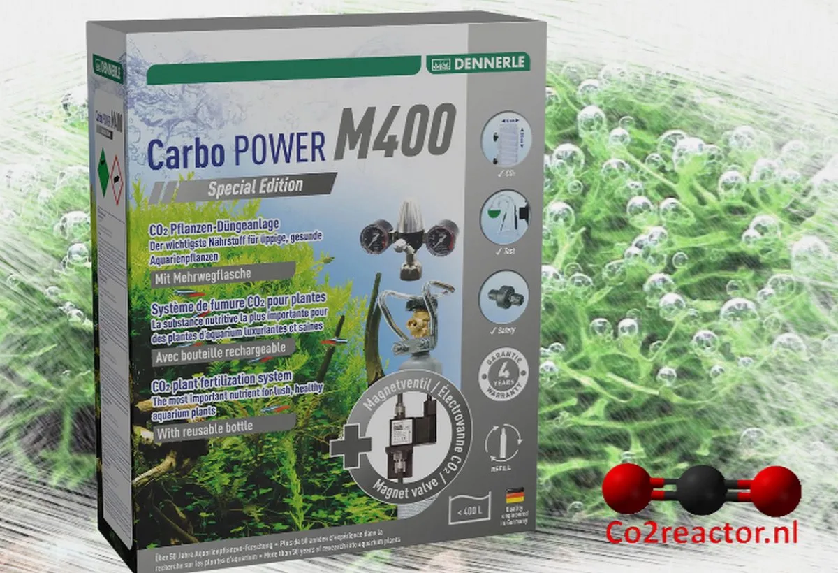 Co2 Carbo Power M400 Special Edition von Dennerle in Grau – Produktfoto