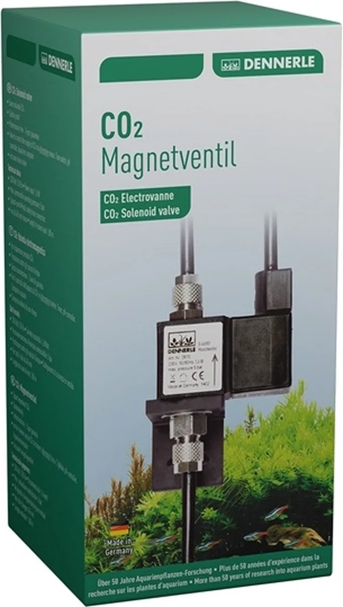 CO2 Magneetventiel de Dennerle en Noir – photo produit