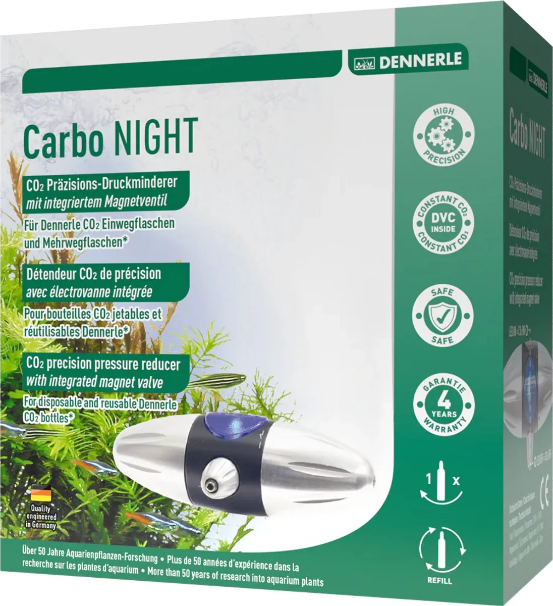 CO2 Space Evolution DRUKMETER van Dennerle in Grijs – productfoto
