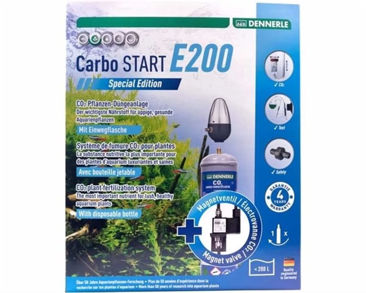 CO2 Wegwerp Carbo Start E200 Special Edition de Dennerle en Gris – photo produit