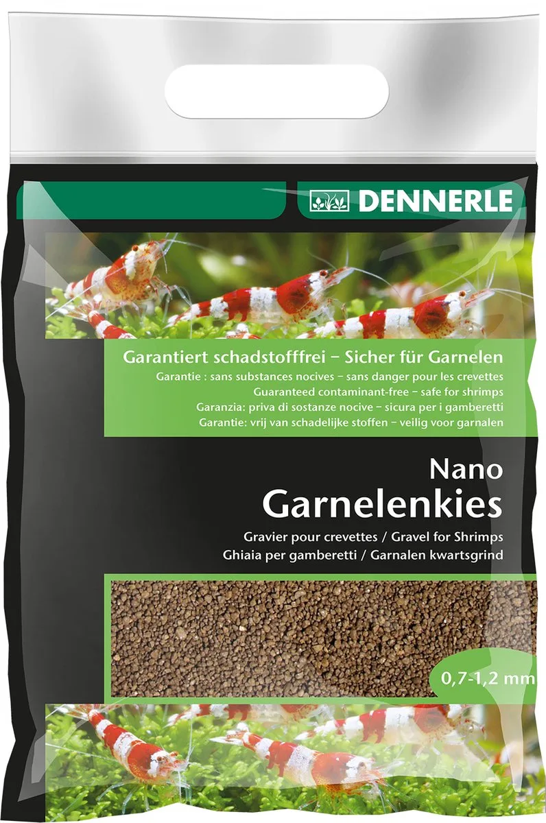 garnalenkies Borneo bruin - Aquarium grind - Inhoud: 2 kilo de Dennerle en Bekijk productafbeelding – photo produit