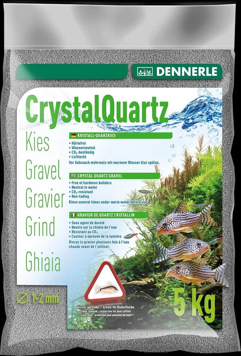 kwartsgrind leisteen - Inhoud: 5 kilo de Dennerle en Gris – photo produit