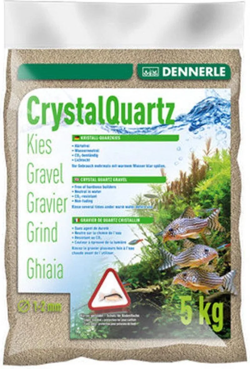 kwartsgrind natuurwit - Inhoud: 5 kilo - Aquarium grind von Dennerle in Weiß – Produktfoto