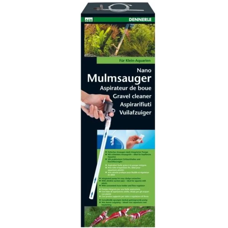 Nano Bodemreiniger - Met pomp - Voor aquaria van 10-40 liter by Dennerle in Transparent – product photo