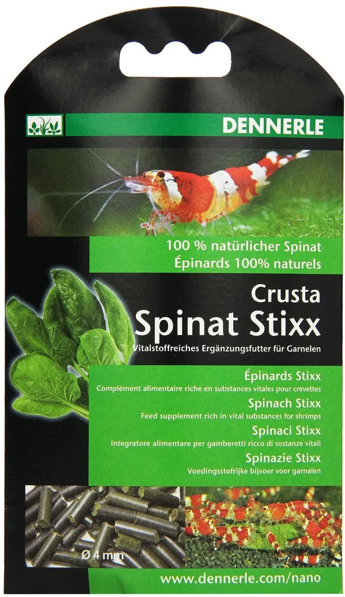 Nano Crusta spinazie stixx 30gr. van Dennerle – productfoto