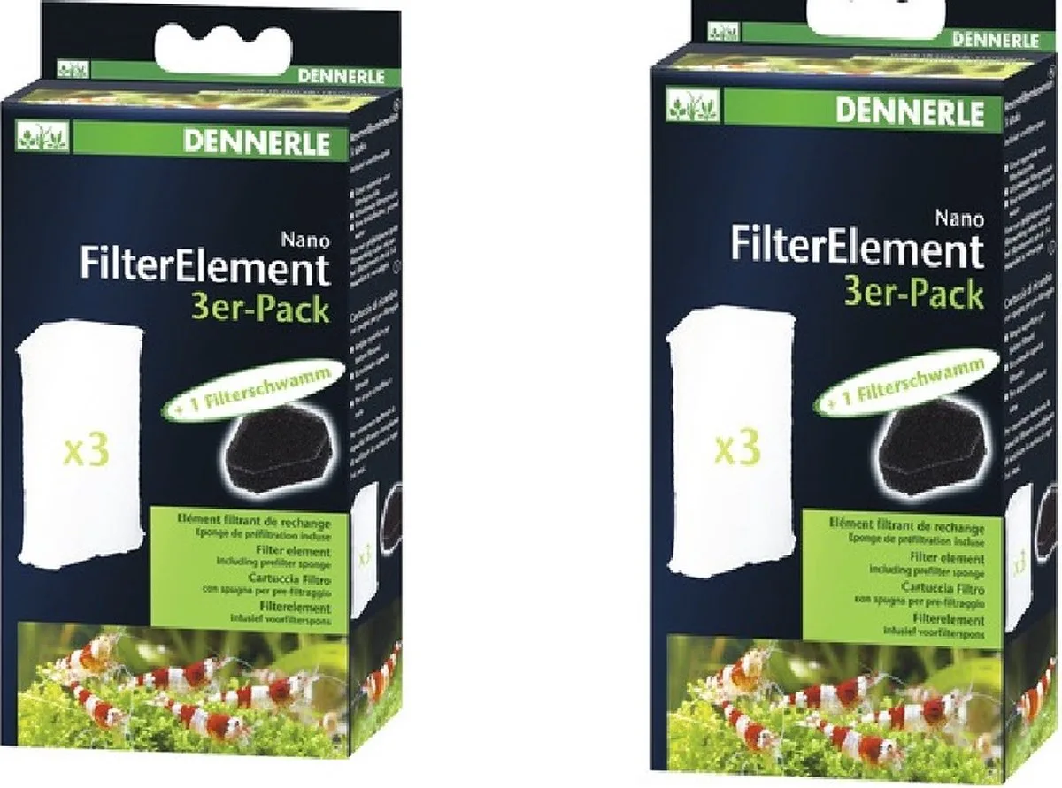 Nano - FilterElement - 3er-Pack - 2 stuks de Dennerle – photo produit