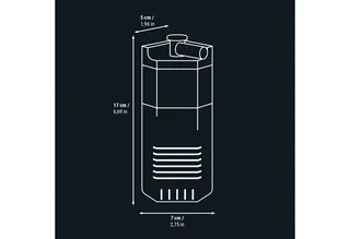 Nano Hoekfilter - Voor aquaria van 10-40 liter - 150 liter per uur by Dennerle – product photo 2 of 5