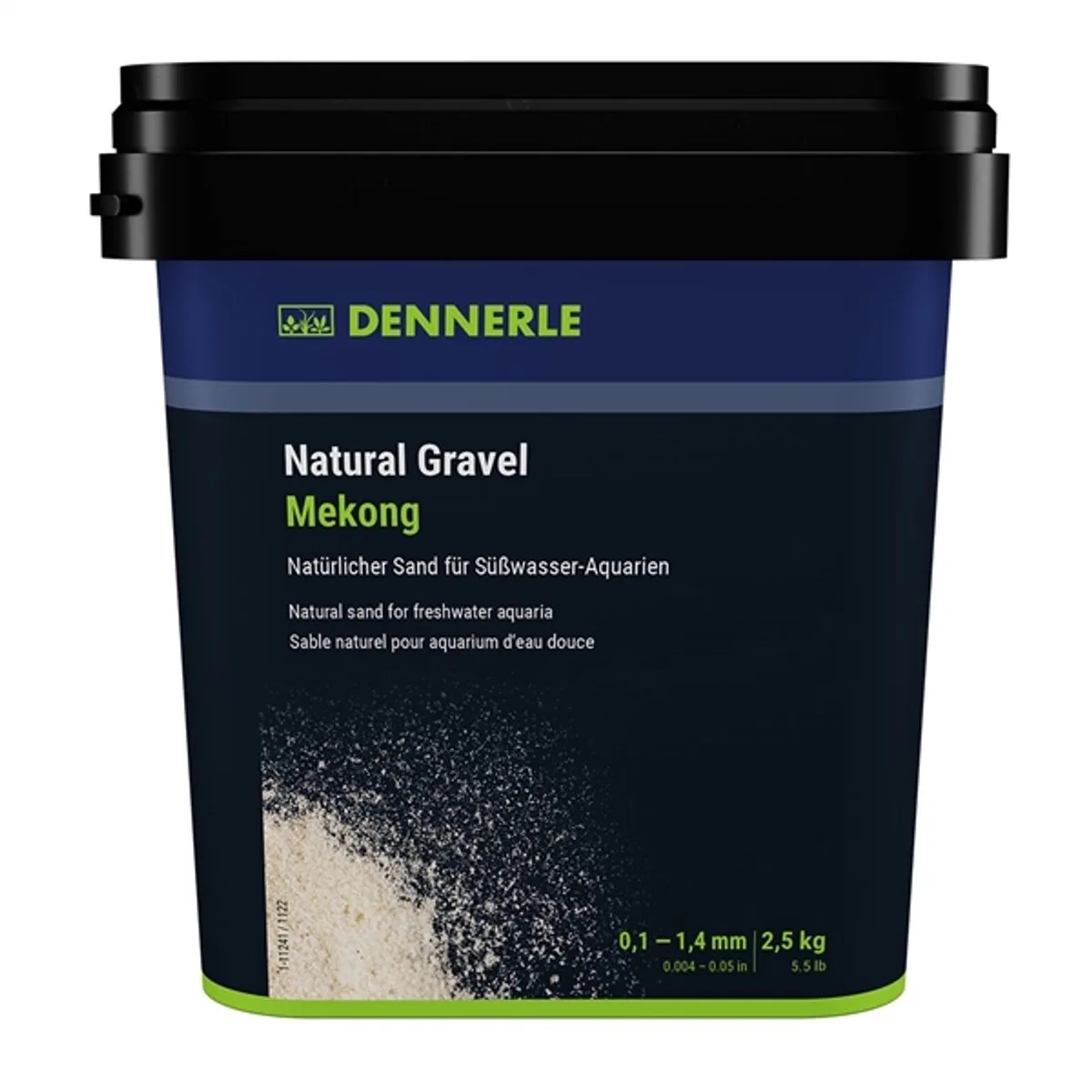 Natural Gramavel Mekong | natuurlijk aquariumgrind 0,1-0,6 mm 0,1-0,6MM - 2,5KG van Dennerle in Beige – productfoto