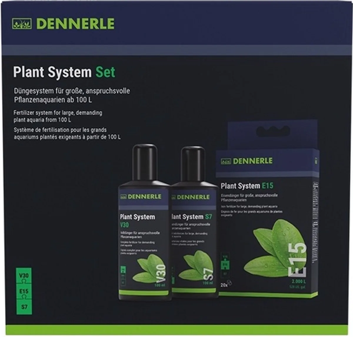 Plant System Set van Dennerle in Zwart – productfoto
