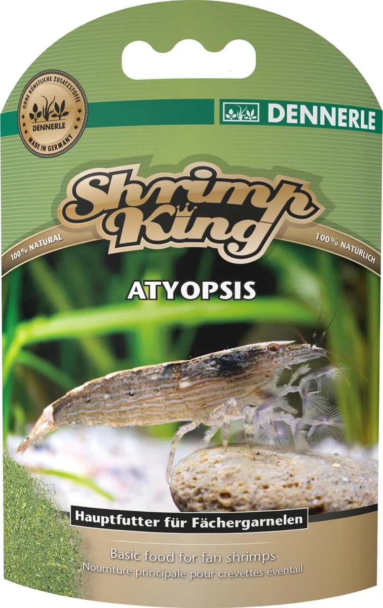 Shrimp King Atyopsis 35 Gr. - Waaierhand Garnalenvoer von Dennerle – Produktfoto