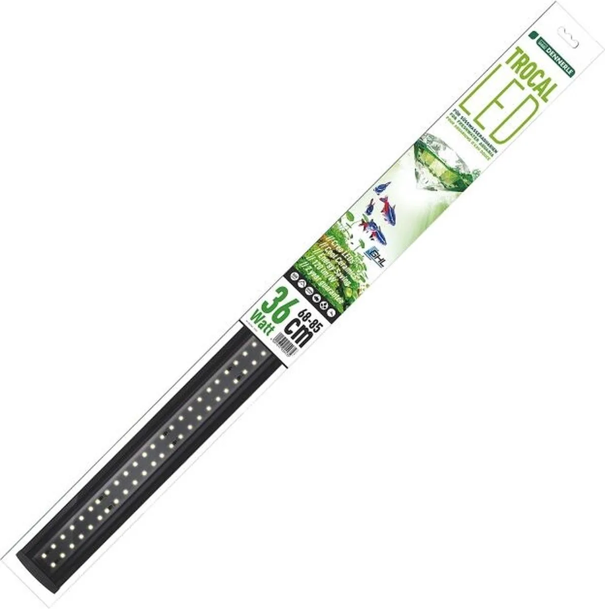 Trocal LED 36W 70CM von Dennerle in Schwarz – Produktfoto