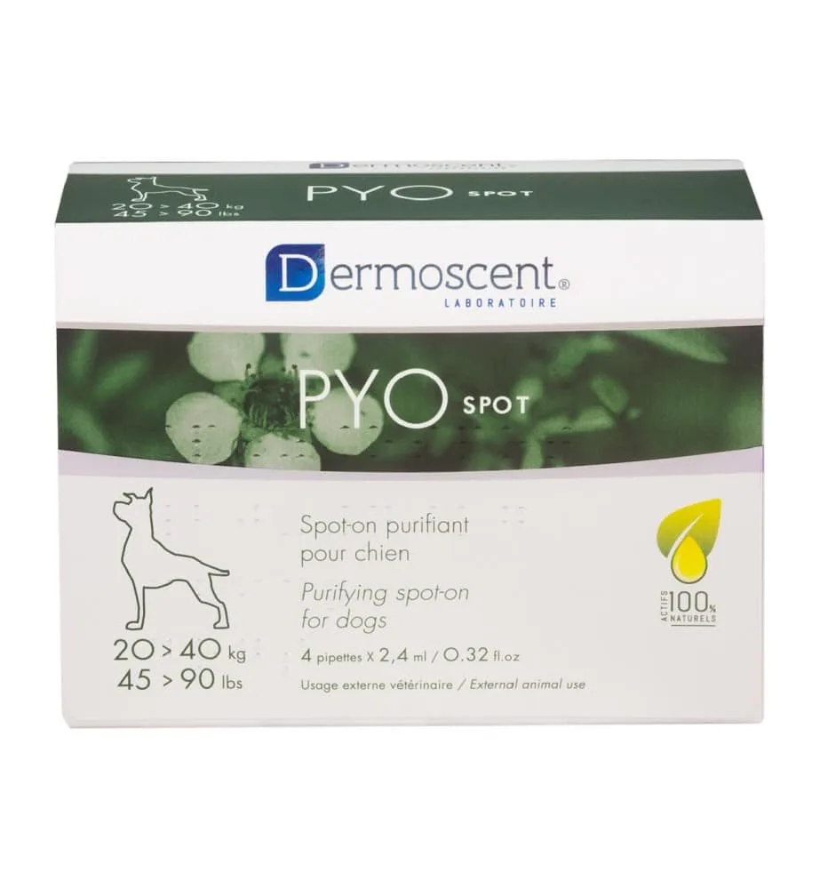 PYOspot hond 20 - 40 kg 4 pipetten by Dermoscent – product photo