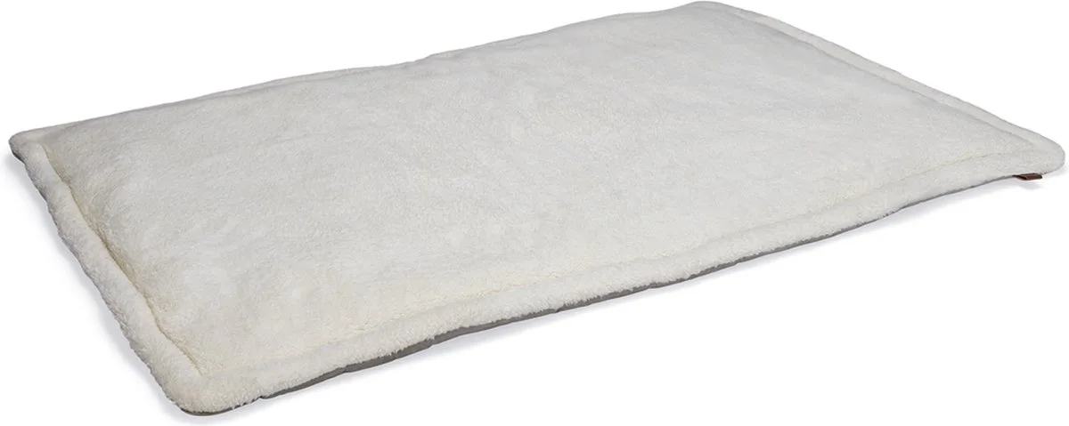 Benchkussen Gisel 121 x 78 x 4 cm - Hond van Designed by Lotte in Grijs – productfoto