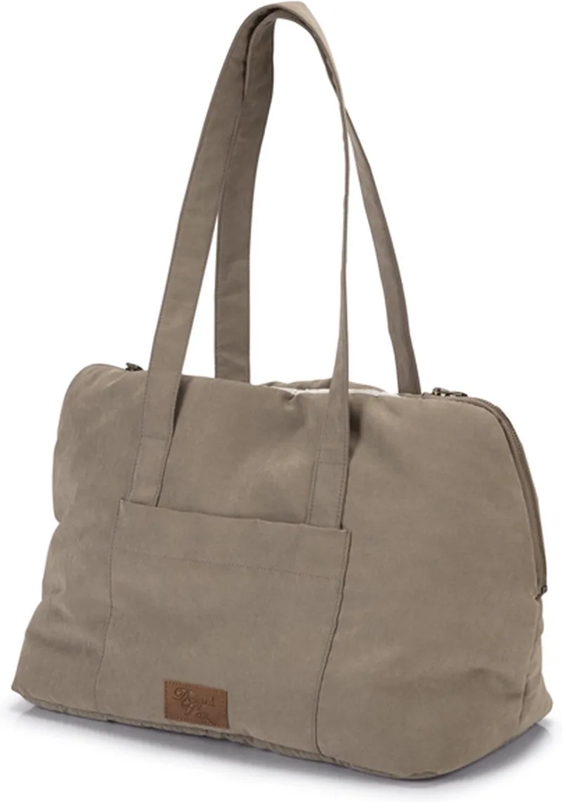Bundu Draagtas Hond - Hondentas - Voor kleine honden - Stevige bodem - 40x20x28 cm von Designed by Lotte in Beige – Produktfoto