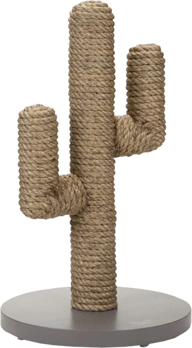 Cactus Krabpaal voor katten - Krabpaal hout - 3 paaltjes - 35x35x60 cm de Designed by Lotte en Taupe – photo produit 1 sur 5