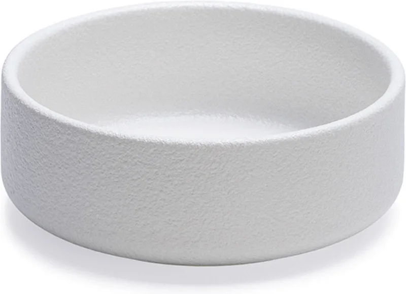 Eetbak Lojs – Voerbak Hond – Keramiek – 13,5×13,5×5 cm von Designed by Lotte in Weiß – Produktfoto