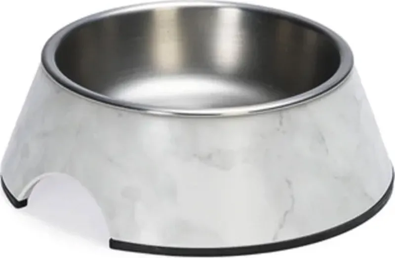 Eetbak Meis - Hondenvoerbak - Melamine - 14 cm - 160 ml de Designed by Lotte en Blanc – photo produit