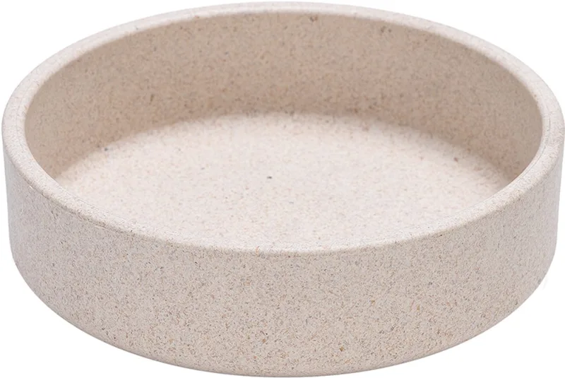 Eetbak Noor - Voerbak - Drinkbak - Kat - Bamboe - 12 cm by Designed by Lotte in Beige – product photo 1 of 4