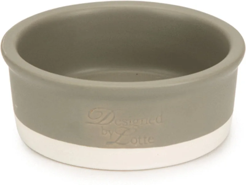 Hondenvoerbak Joa - Hondenvoerbak - Ø16x6 cm by Designed by Lotte in Grey – product photo