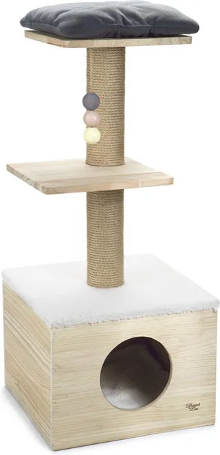 Kamina - Krabpaal - 40 x 40 x 95 de Designed by Lotte en Beige – photo produit 1 sur 2
