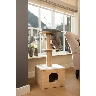 Kamina - Krabpaal - 40 x 40 x 95 de Designed by Lotte en Beige – photo produit 2 sur 2