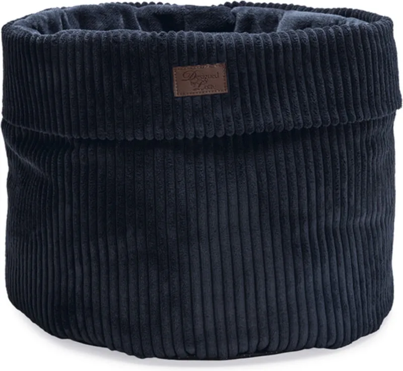 Kattenmand Ribbed 50 x 50 x 35 cm - Kat by Designed by Lotte in Anthracite – product photo