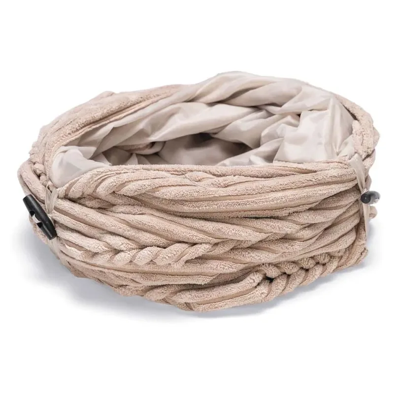 Kattentunnel Ribbed - Kattenspeelgoed - 25x25x75 cm von Designed by Lotte in Rosa – Produktfoto 2 von 2