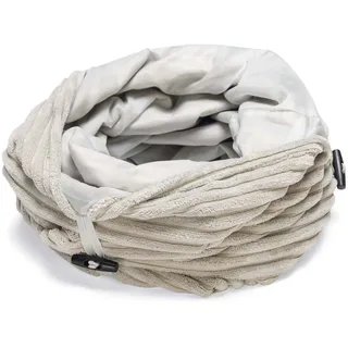 Kattentunnel Ribbed - Kattenspeelgoed - Lichtgrijs - 25x25x75 cm von Designed by Lotte in Hellgrau – Produktfoto 2 von 2