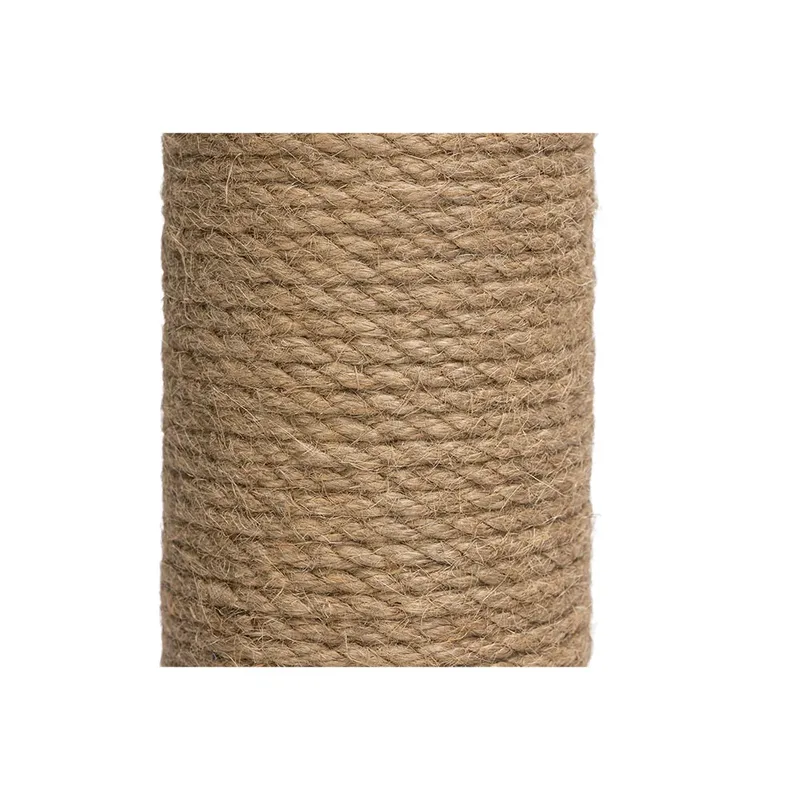 Krabpaal Ribbed - Incl speeltje - Ribbed stof/jute - 35x35x50 cm von Designed by Lotte in Rosa – Produktfoto 5 von 5