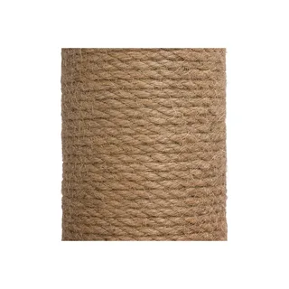 Krabpaal Ribbed - Incl speeltje - Ribbed stof/jute - 35x35x50 cm by Designed by Lotte in Terracotta – product photo 4 of 5