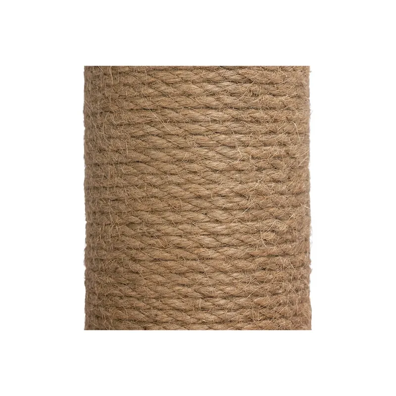 Krabpaal Ribbed - Incl speeltje - Ribbed stof/jute - 35x35x50 cm by Designed by Lotte in Terracotta – product photo 4 of 5