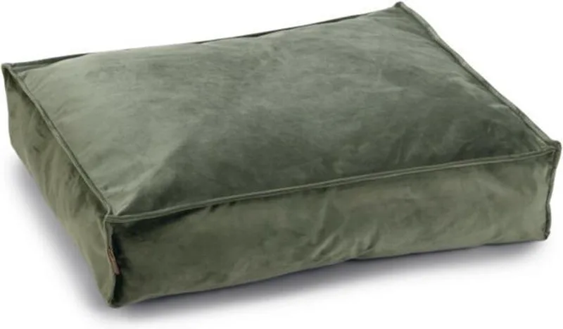 Nalino - Hondenkussen - Fluweel - Velvet - 70x55x15 cm von Designed by Lotte in Grün – Produktfoto