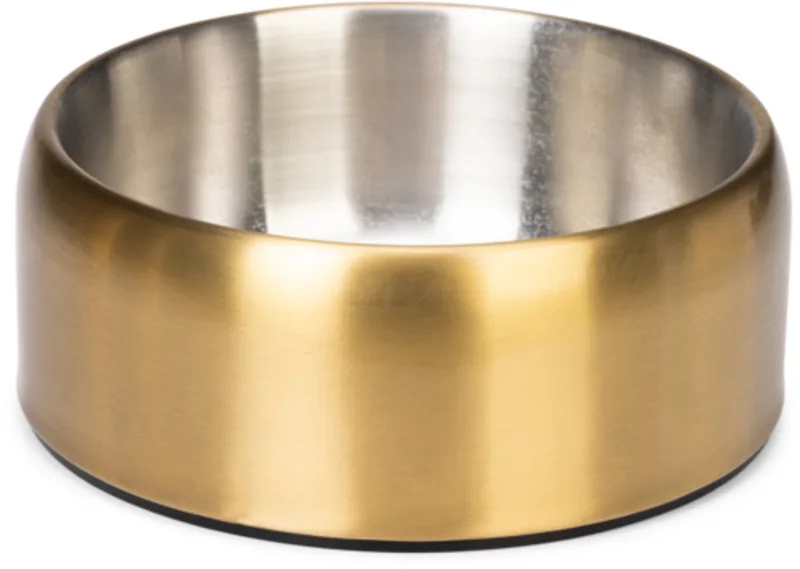 Noar Voerbak Hond - Eetbak/Drinkbak - Vaatwasserproof - Anti-slip - RVS - 1890ml fra Designed by Lotte i Guld – produktbillede