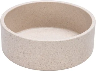 Noor Voerbak Hond - Eetbak/Drinkbak - Vaatwasserbestendig - Bamboe - 12 cm von Designed by Lotte in Beige – Produktfoto 1 von 4