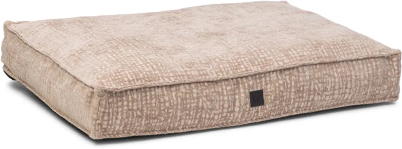 Ortho Ligkussen Maze Essence Beige - 100x70 cm - Hondenmand by Designed by Lotte in Anthracite – product photo