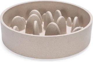 Pom Antischrokbak Hond - Slow feeder hond - Voerbak - Vaatwasserbestendig - Bamboe - 1430 ml by Designed by Lotte in Beige – product photo 1 of 4