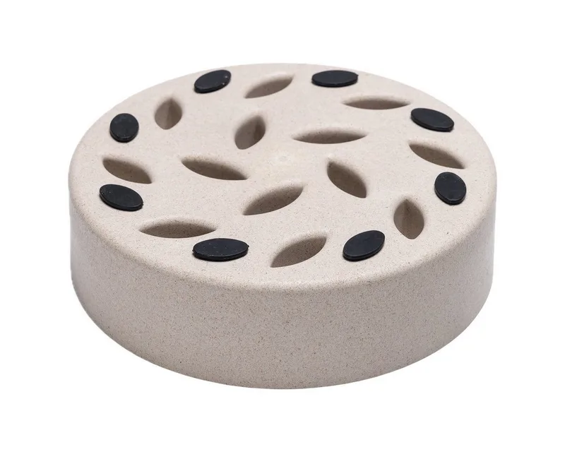 Pom Antischrokbak Hond - Slow feeder hond - Voerbak - Vaatwasserbestendig - Bamboe - 1430 ml by Designed by Lotte in Beige – product photo 4 of 4