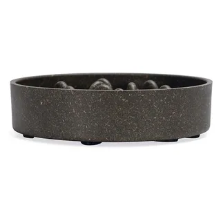 Pom Antischrokbak Kat - Slowfeeder kat - Voerbak - Vaatwasserbestendig - Bamboe - 410 ml von Designed by Lotte in Grau – Produktfoto 2 von 2