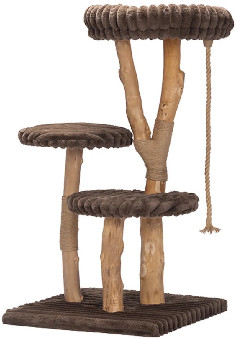 Raja - Krabpaal - Hout - 60x60x114 cm de Designed by Lotte en Marron – photo produit 1 sur 5